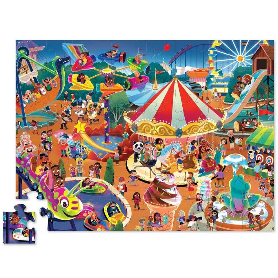 Puzzle Un día en la Feria: 48 piezas - La Chata Merengüela