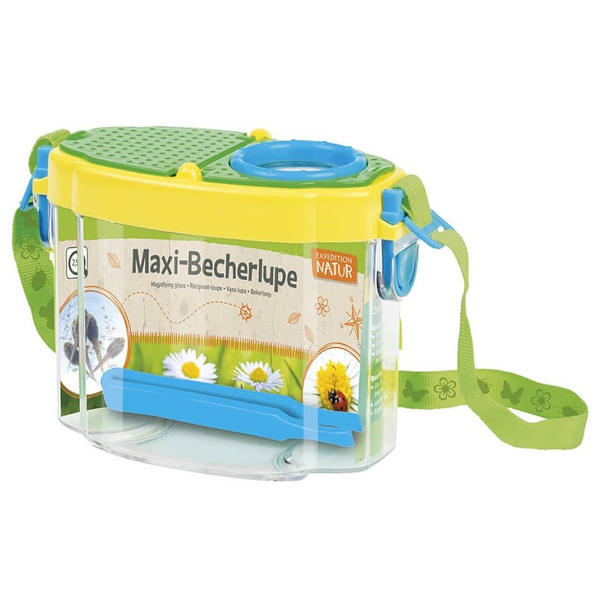 Recipiente con Lupa y pinzas para Insectos - La Chata Merengüela