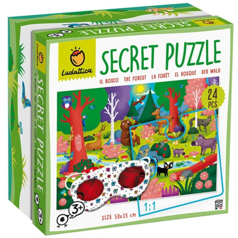Secret Puzzle El bosque: 24 piezas - La Chata Merengüela