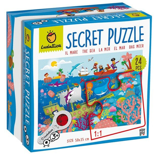 Secret Puzzle El Mar: 24 piezas - La Chata Merengüela