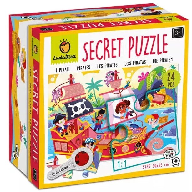 Secret Puzzle Piratas: 24 piezas - La Chata Merengüela
