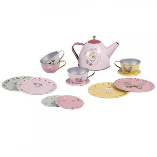 Set de té con flores - La Chata Merengüela