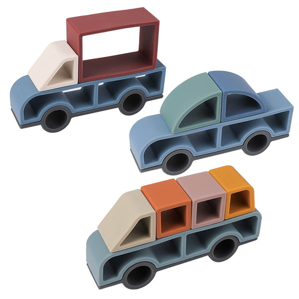Set de Vehículos de Silicona · 14 piezas - La Chata Merengüela
