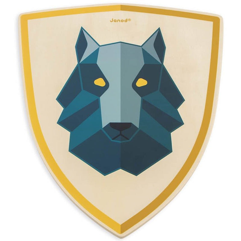 Set escudo y espada · lobo - La Chata Merengüela