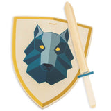 Set escudo y espada · lobo - La Chata Merengüela