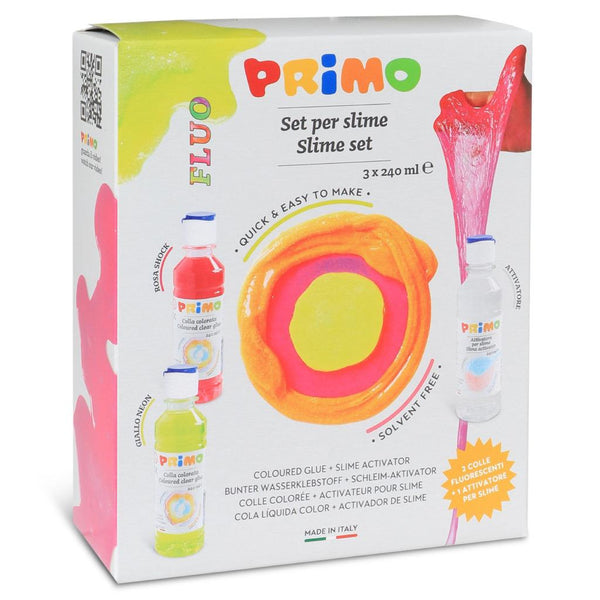 Set para crear slime 2 colores PRIMO · Fluo - La Chata Merengüela
