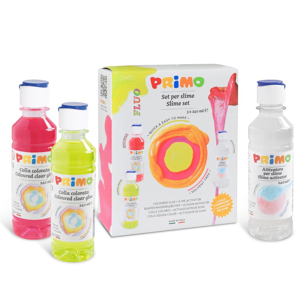 Set para crear slime 2 colores PRIMO · Fluo - La Chata Merengüela