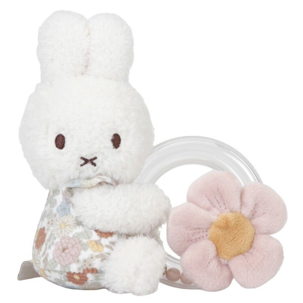 Sonajero anillo Miffy · Vintage Flowers - La Chata Merengüela