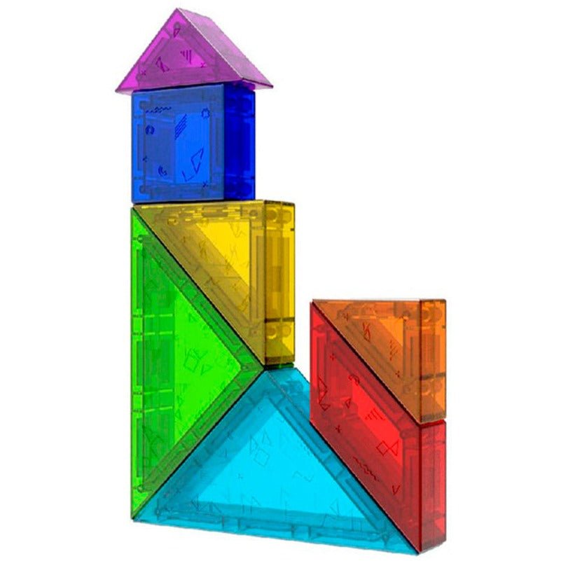 Tangram Traslúcido Magnético - La Chata Merengüela