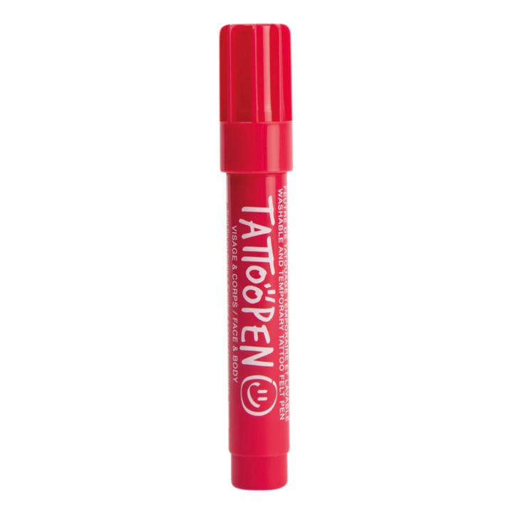 Tattoopen ¡rotuladores para tatuajes! · Rojo - La Chata Merengüela