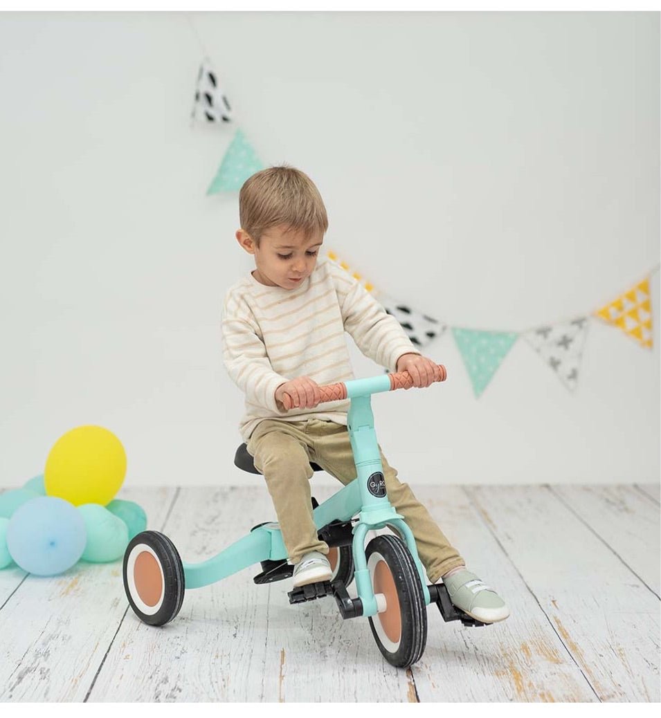 Triciclo multifunción evolutivo Gyro 5 en 1 • Mint - La Chata Merengüela